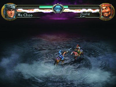  A duel between Ma Chao and Zhang Fei.