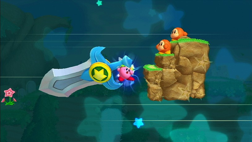 One of Kirby's many Super Powers that are just gloriously destructive sequences in the game.