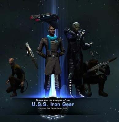 Whoops, the character select screen totally didn't like the Jem'Hadar Dreadnought Carrier until  a few patches ago.