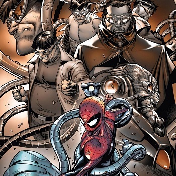 VENOM/DOC OCK/SCORPION Upper Deck Marvel Legendary SCHEME INVADE DAILY BUGLE 