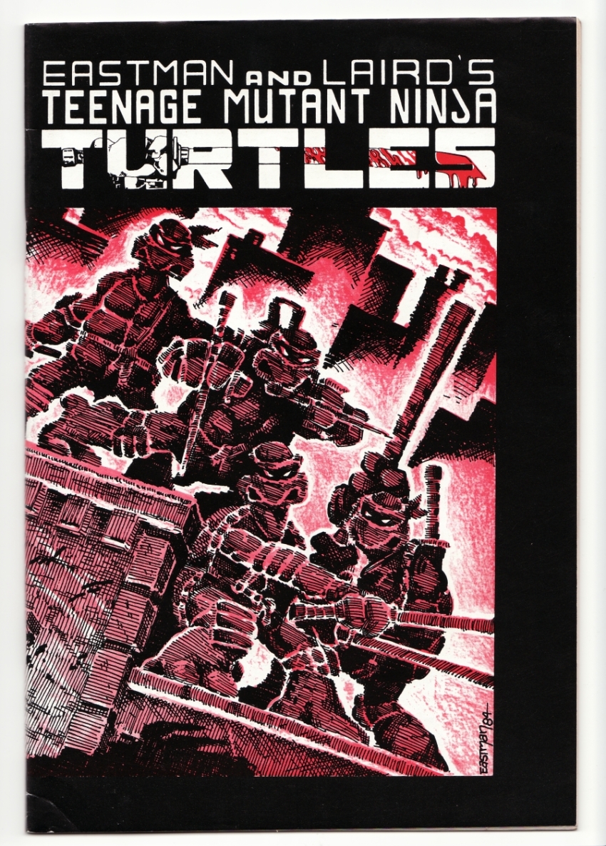 the first issue of Teenage Mutant Ninja Turtles