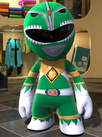 The Green Power Ranger.