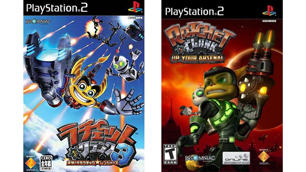 Happy Ratchet and Clank are gonna land on tense Ratchet and Clank!