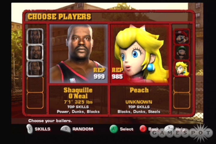 What is I told you that Princess Peach played basketball with Shaquille O'Neal!?
