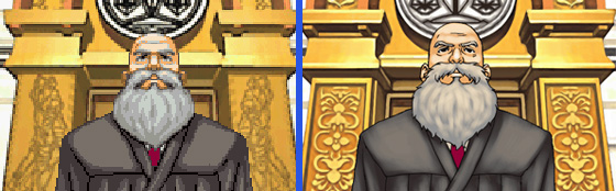 A comparison of the judge in each version.