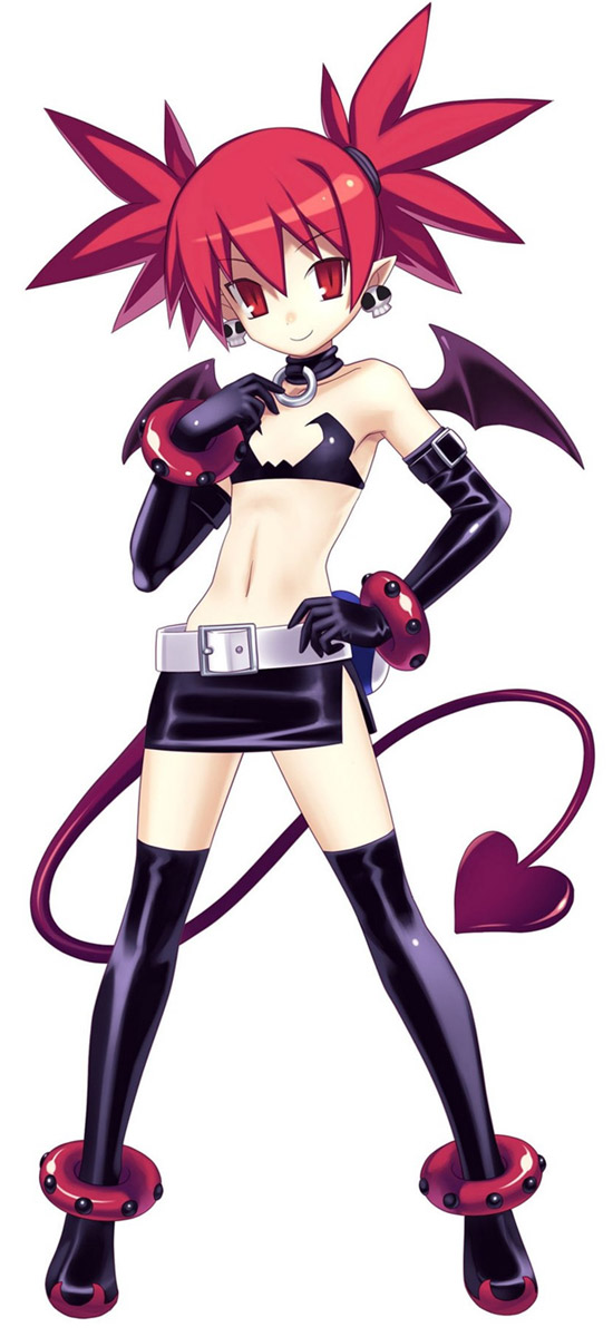 I actually really like Etna's character design (like the hair, earrings, collar, wings, and tail), but it's been a decade and NIS still hasn't given her a costume that doesn't look like it was designed by a pedophile.