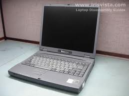 this is the brick....An old Toshiba Tecra 8100, Intel Pentium and Microsoft 2000 inside (it's so powerful!)