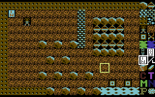 Screenshot from the commodore 64 version