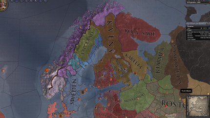 You can also forge new nations through conquest, like perhaps uniting Scandinavia into a single entity