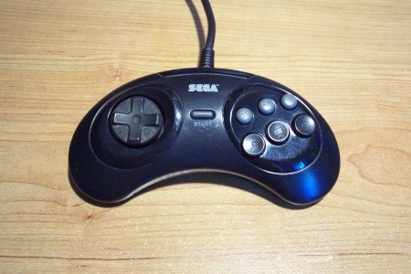 Kind of a weird shape, but a good d-pad and button layout for fighting games.