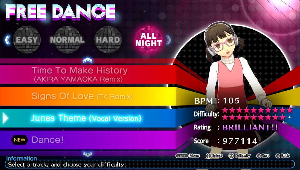 The Junes Theme isn't as good as it could be because it's not sung by Nanako