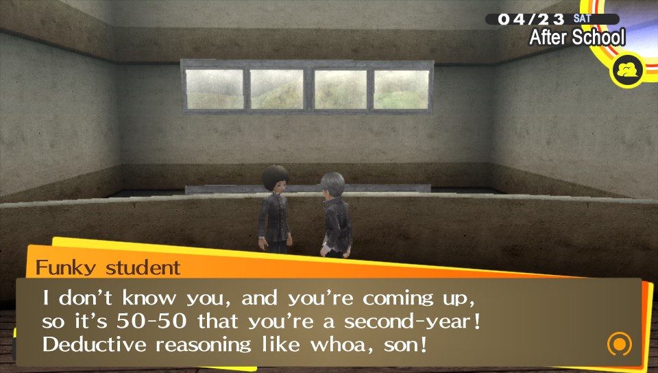 Detective reasoning like WHOA. He plays Professor Layton and Ace Attorney, doesn't he?