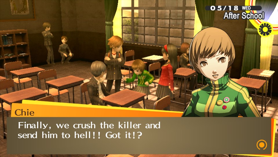 If Chie was in charge, we'd get the bad ending for sure.