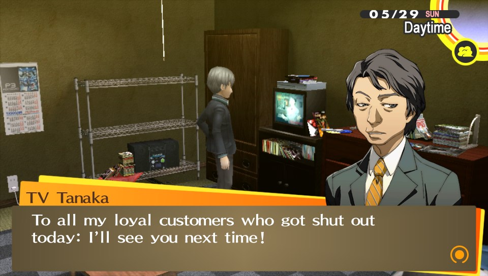 Tanaka's actually one of my favourite P3 S. Links. It's probably just because he KNOWS he's a horrible person.