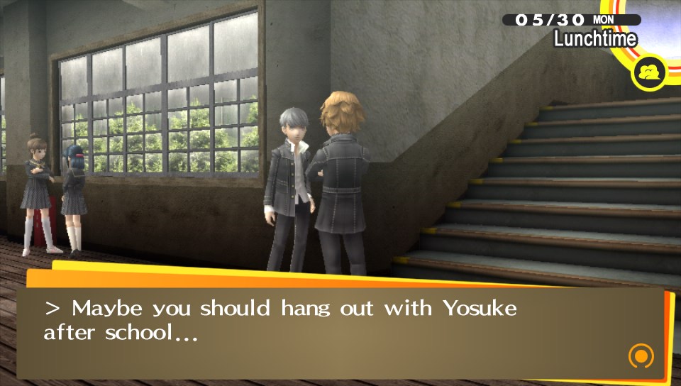 Oh sure man... but what about Yukiko..?