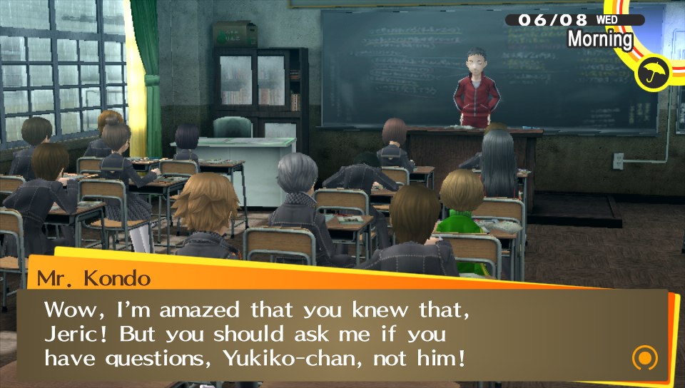 But I share all my hard answers with Yukiko...