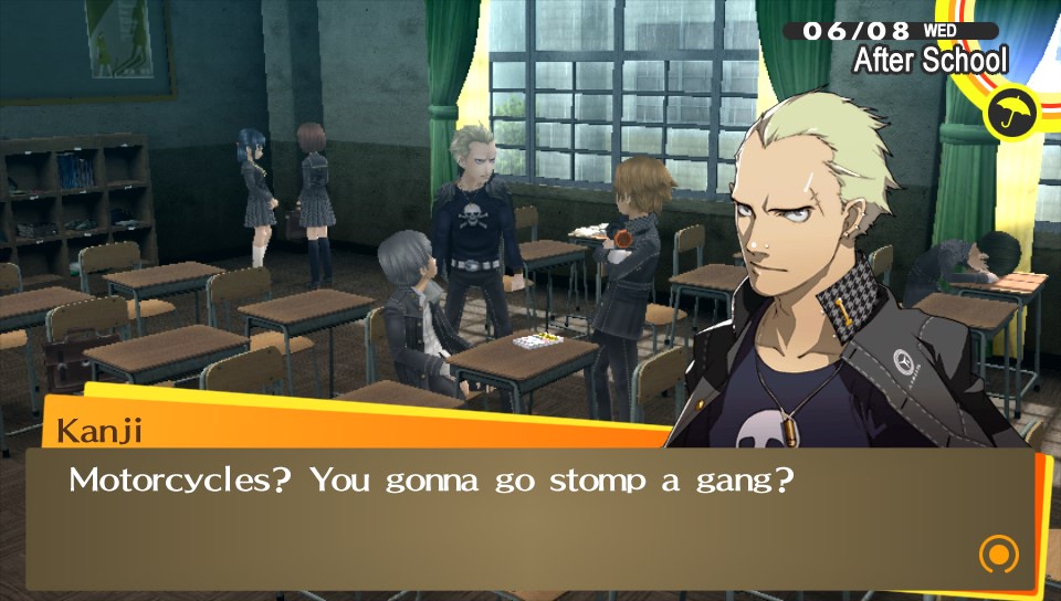 NEXT TIME ON PERSONA 4: WE STOMP THE SHIT OUT OF A BIKER GANG.