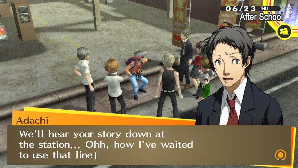 And that day, Adachi became a man.