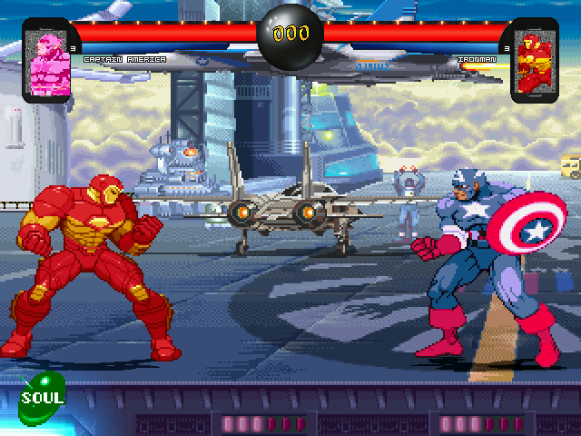 DC vs Marvel is a fan made 2d fighting game made in MUGEN it's not big...