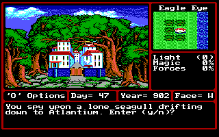 Might and Magic II - Notice how the city fit one square.