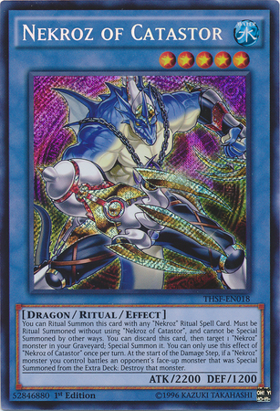 Based on Ally of Justice Catastor, the second worst Nekroz card. Almost never run outside of weird budget builds. 