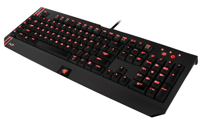 Razer's Mass Effect 2 Special Edition Black Widow keyboard is a minimalistic take on the branded gaming accessory is a work of art, and offers an impressive list of gaming features, from macro recording to ghosting prevention!
