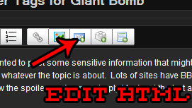 Edit HTML Button