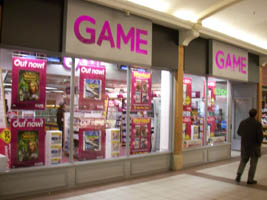 Game stores. Like GameStop, but without the imperative.