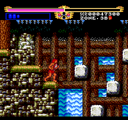 If you've ever played the original Castlevania(s), you'll probably get the same involuntary shudders from waterfall levels as I do. Niagara Falls, more like Neander Falls! But seriously, I died an awful lot here.