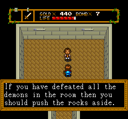 Yep, this game even steals that part of The Legend of Zelda. The part where you push everything just in case.