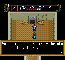Ugh, he's not wrong. Even the labyrinth monsters have to go sometime. Just walk around them and hold your nose.