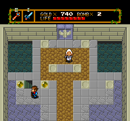 After two medallions, we now have access to the second overworld: The subterranean world.
