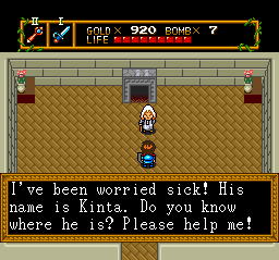 Oh, you mean that grown-ass guy in the overworld? I imagine he's fine.