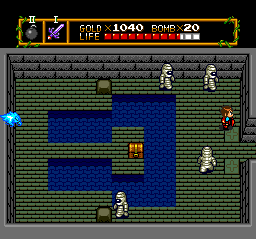 Mummies! Can't fault the classics. Also, that blue guy on the left is very hard to pin down. Best bet is to lay some flame pillars down with the fire wand and hope it flies into them.