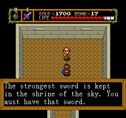 Oh right. That. I need to go get me the strongest sword, you guys. Probably would've helped with that last boss, huh.