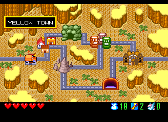 Welcome to Yellow Town! Don't drink the water.