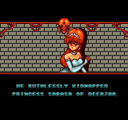 Ruthless kidnappings are the worst kind of kidnappings! Also, the princess is incongruously anime compared to the rest of the game's presentation. Not to get too victim blame-y, but if you go around looking too anime of course you're going to get ruthlessly kidnapped. 