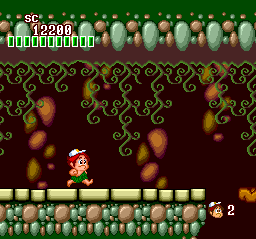 Bucking the trend of its inspiration Super Mario Bros, the second stage goes underground.