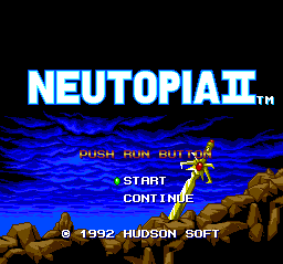 Welcome to Neutopia II! Welcome to more swords sticking into things!