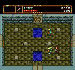 These zombie enemies dig themselves out of the floor. It's pretty cool, or would be if there weren't Zelda enemies that did the same thing.
