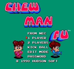 Welcome to Chew Man Fu! Chibi Chun Li is apparently on loan from Puzzle Fighter right now.