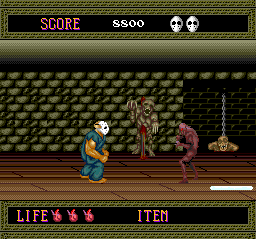 Before we end, let's just check out the Japanese version. As you can see, the most obvious difference is that the Arcade version's overtly Friday the 13th hockey mask has been left in.
