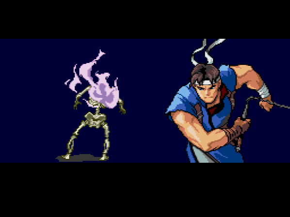 And then he just kind of whips some skeletons in cool guy action poses and the intro ends. 