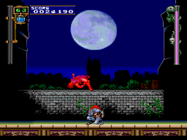 That would be the Werewolf. Pro-tip: don't stand in the center of the screen, because that's where he lands.