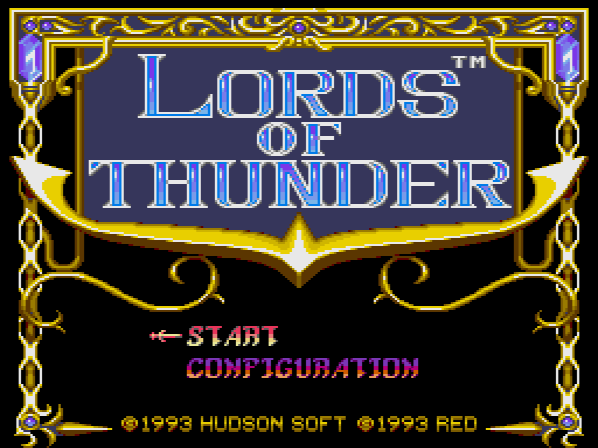 Welcome to Lords of Thunder! I don't need no configurations to know how to rock! (No seriously, is there a difficulty setting?) (Yes, but Normal is the lowest.) (Fukken metal!)