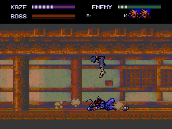 Hitting forward twice performs this Mega Man-esque slide which makes it easier to get past enemies if they surround you. It also hurts them, in many cases.