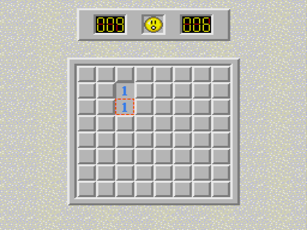 The play mode just lets you assign the difficulty and have at it. Yep. Basic ol' Minesweeper.