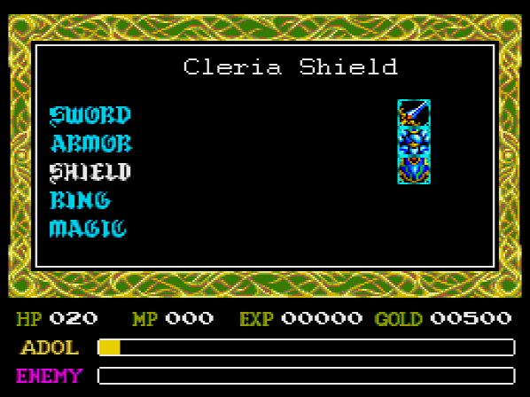 I've still got the Cleria gear from the previous game, which is all absurdly powerful and I'm absolutely certain I'll be allowed to keep it. Absolutely.