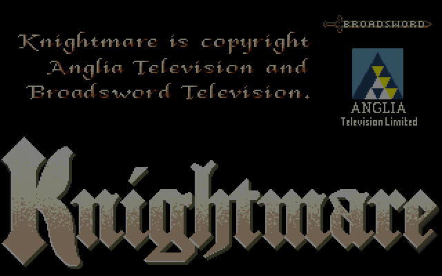 Haha I completely forgot that the studio that created Knightmare was called Broadsword Television. Why aren't they behind Game of Thrones?