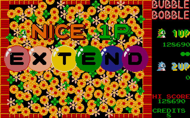 Heck yeah! Getting all the letters of EXTEND gives you an extra life and also skips the present stage.